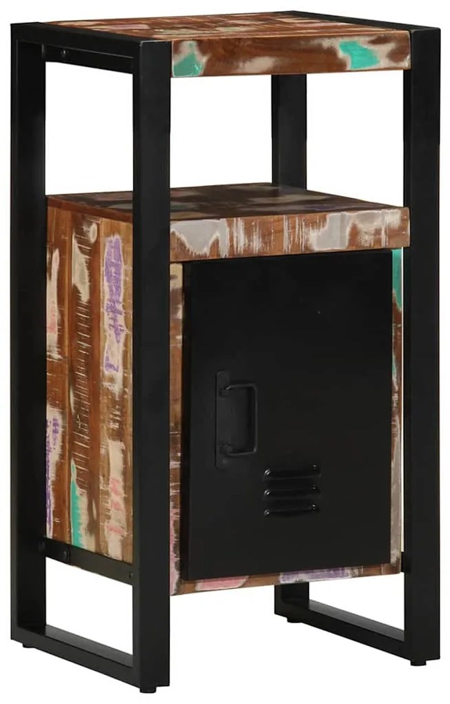 vidaXL Σετ Επίπλων Μπάνιου με συρτάρι 4 pcs Στερεό Ανακτηθέν Ξύλο