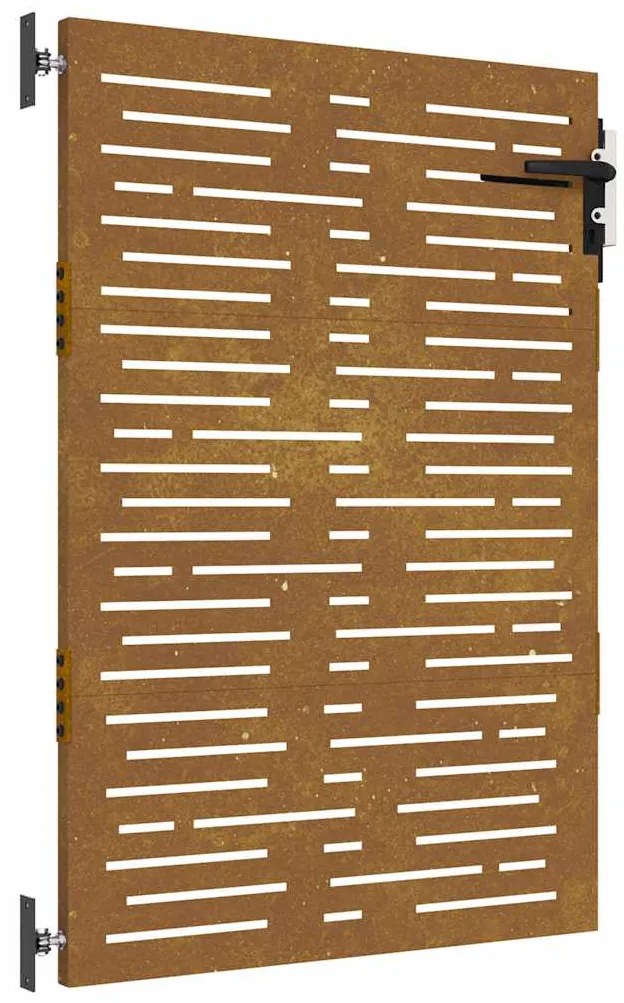 vidaXL Πόρτα Κήπου Τετράγωνη 85x125 εκ. από Ατσάλι Corten