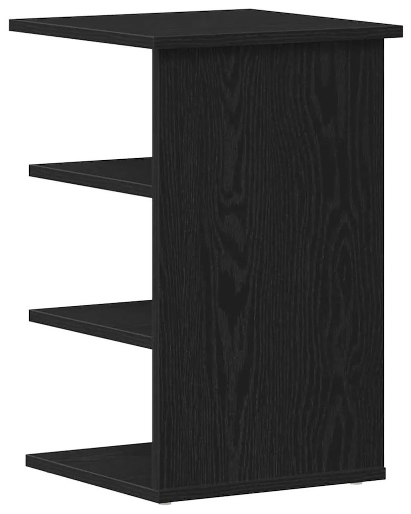 vidaXL Βοηθητικό ντουλάπι Μαύρο 35 x 35 x 55 εκ. Επεξεργασμένο ξύλο