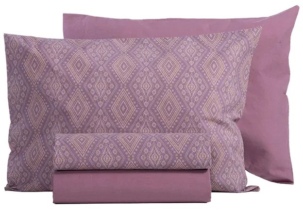 Σετ Σεντόνια Μονά Shreder Mauve 2x(170×270) + 1x(52x 72) Nef-Nef Homeware