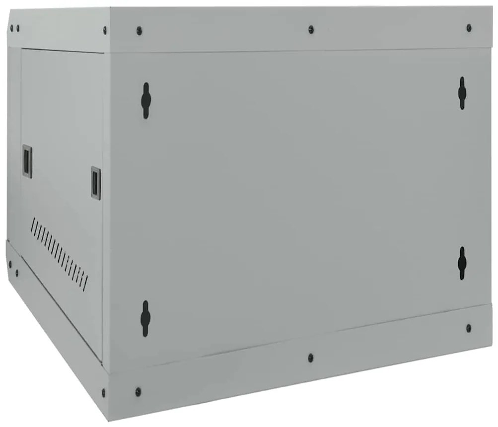 vidaXL Ντουλάπα δικτύου με αποθήκευση Γκρι 53 x 60 x 45 εκ Ατσάλι