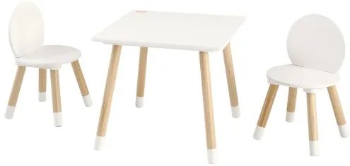 VEVOR Kids Table and 2 Chairs Set, Toddler Table and Chair Set, Children Multi-Activity Table for Art, Craft, Reading, Learning