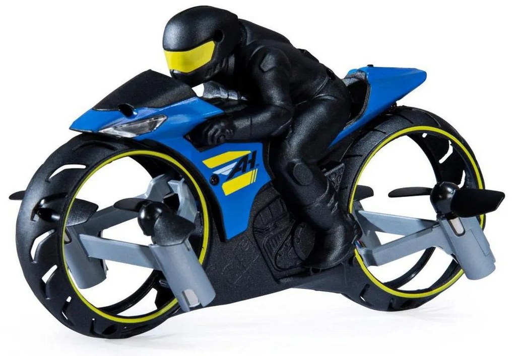 Land Air Motorcycle Aircraft 360° Τηλεκατευθυνόμενη Μοτοσυκλέτα Stunt Blue