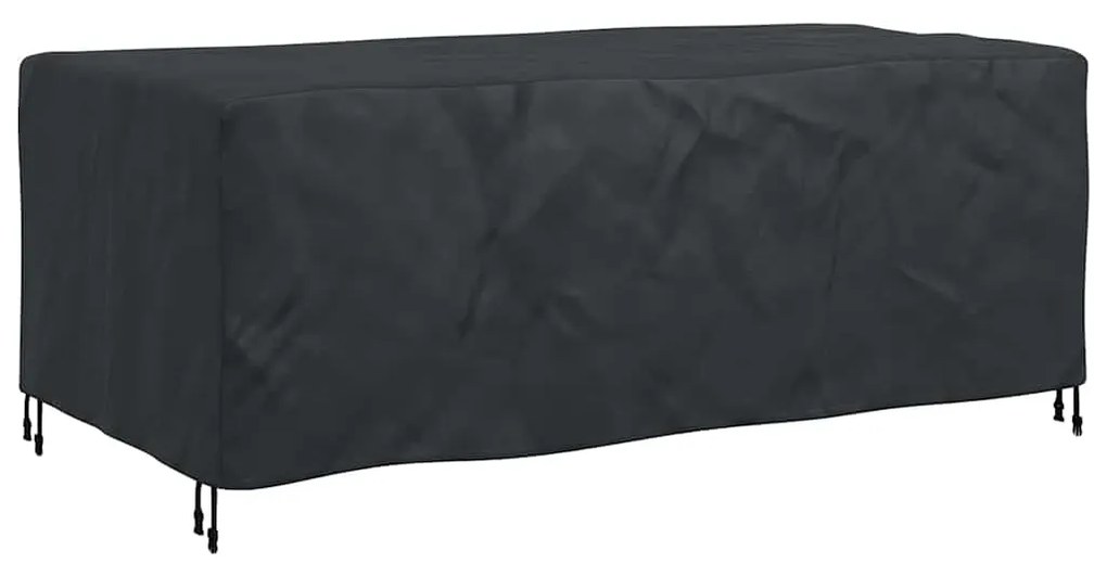 vidaXL Κάλυμμα επίπλων Μονόχρωμο Μαύρο 200 x 110 x 70 εκ. 210D