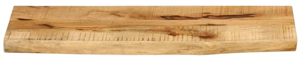 vidaXL Επιφάνεια Τραπεζιού 90x20x3,8 εκ. Live Edge Μασίφ Ξύλο Μάνγκο