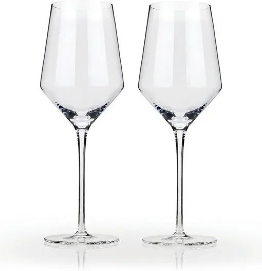 Viski Σετ 2 Ποτηριών Raye Angled Crystal Chardonnay