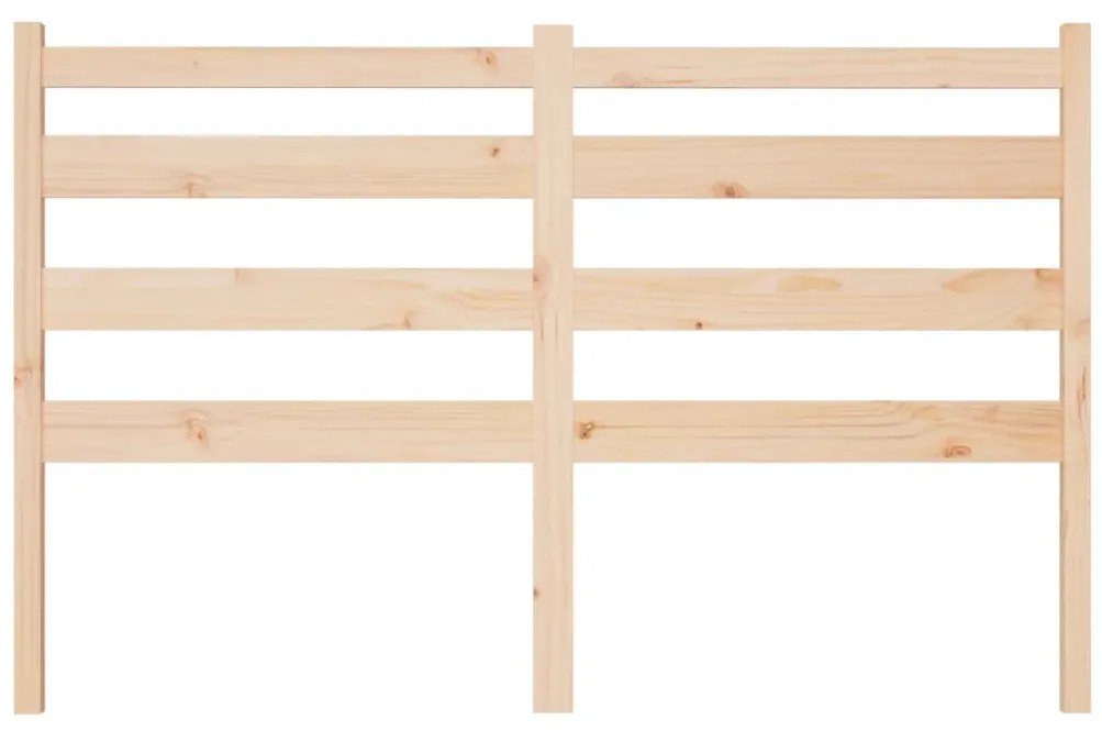 vidaXL Κεφαλάρι Κρεβατιού 166 x 4 x 100 εκ. από Μασίφ Ξύλο Πεύκου