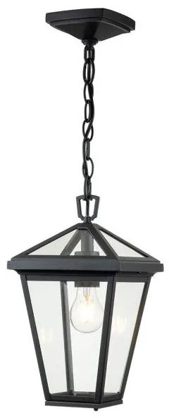 Κρεμαστό Φωτιστικό Οροφής E27 60W IP44 Μαύρο Alford Place QN-ALFORD-PLACE8-S-MB Elstead QN-ALFORD-PLACE8-S-MB Μαύρο