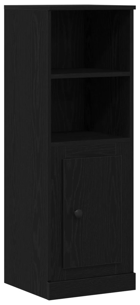 vidaXL Υψηλός ντουλάπι Μαύρη Δρυς 132x35,5x103,5 εκ Επεξεργασμένο Ξύλο
