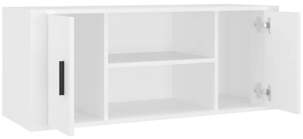 vidaXL Έπιπλο Τηλεόρασης Λευκό 100 x 35 x 40 εκ. Επεξ. Ξύλο