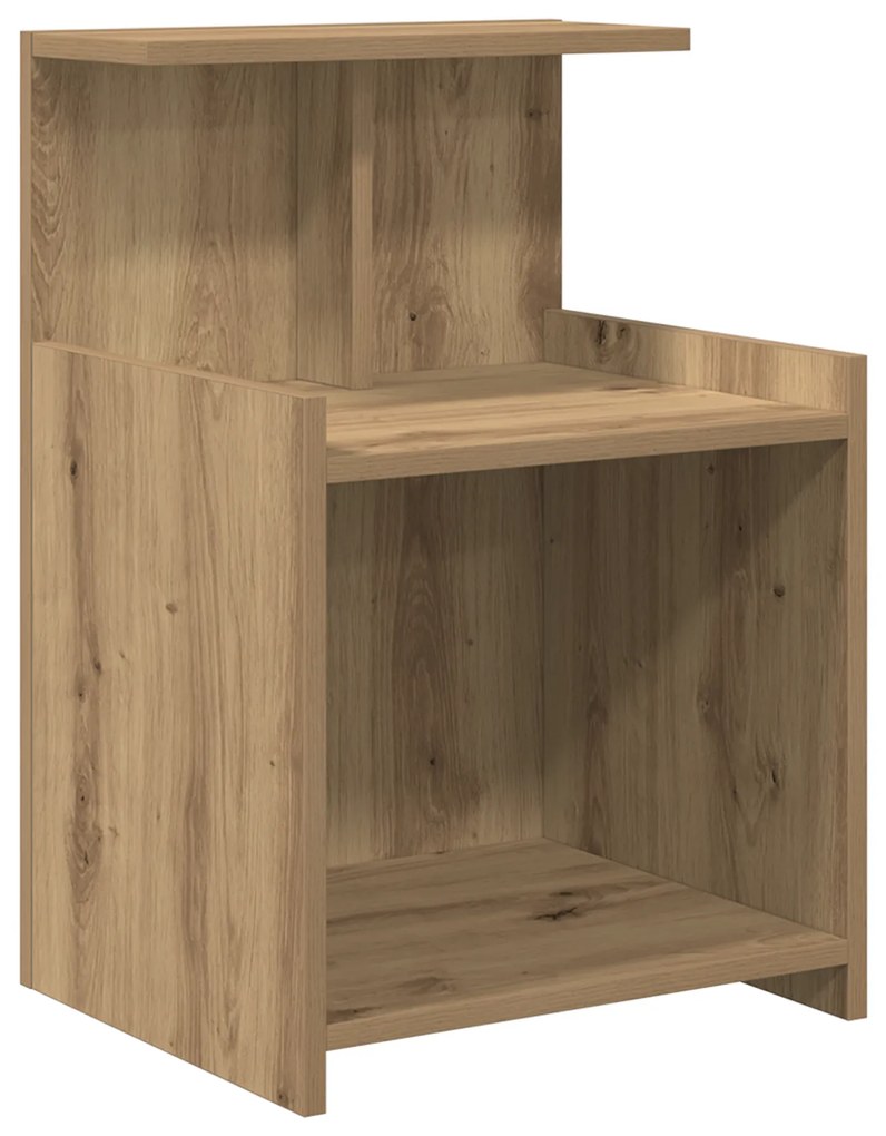 vidaXL Κομοδίνα 2 τεμ Καρυδιά 40x35x60 εκ. Επεξεργασμένο ξύλο