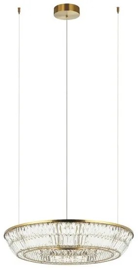 Κρεμαστό Φωτιστικό Οροφής LED 55W IP20 3000K Ορείχαλκος 23048 Zambelis-23048-Ορείχαλκος 23048