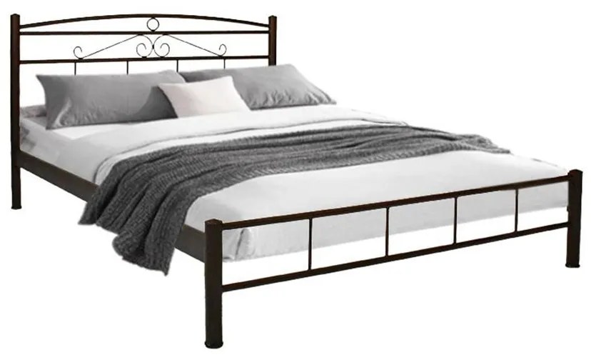 Κρεβάτι Μεταλλικό Annabelle Μαύρο, 160x190 εκ.