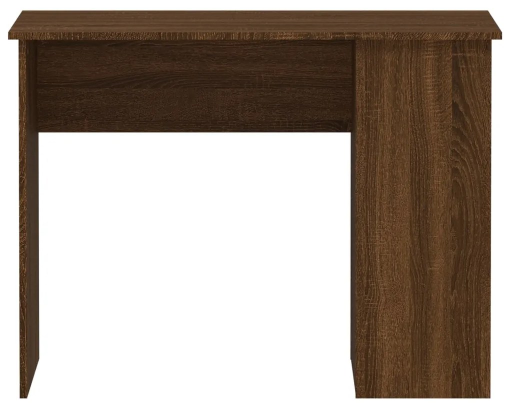 vidaXL Γραφείο Καφέ Δρυς 100x55x75 εκ. από Επεξεργασμένο Ξύλο