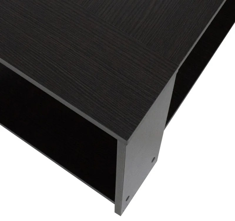 Τραπέζι σαλονιού OLYMPUS pakoworld χρώμα wenge 110x51x42,5εκ (1 τεμάχια)