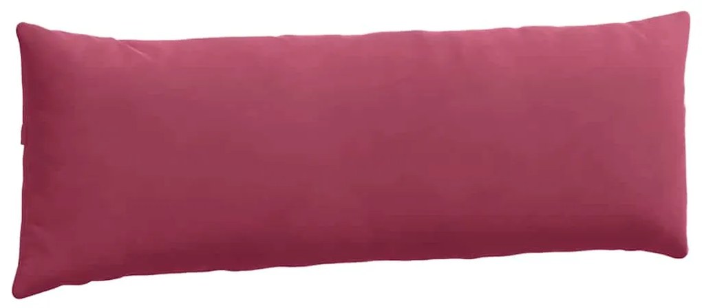 vidaXL Μαξιλάρι Καναπέ 2 pcs Κόκκινο 120 x 40 cm Υφασμάτινο Κορντουρά