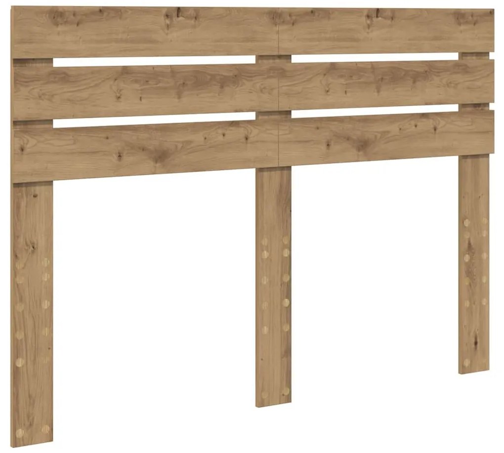 vidaXL Κεφαλάρι με κεφαλάρι Artisan Oak 160 cm Επεξεργασμένο ξύλο