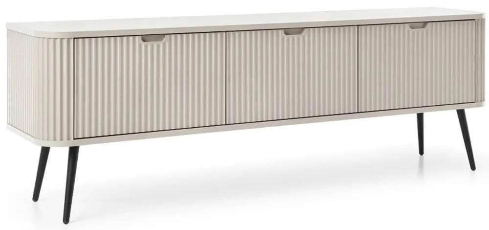 Έπιπλο Τηλεόρασης Zova P_ZOVA_RTV-168_Kz_BL 168x39x57cm White Kazmir-Anthracite