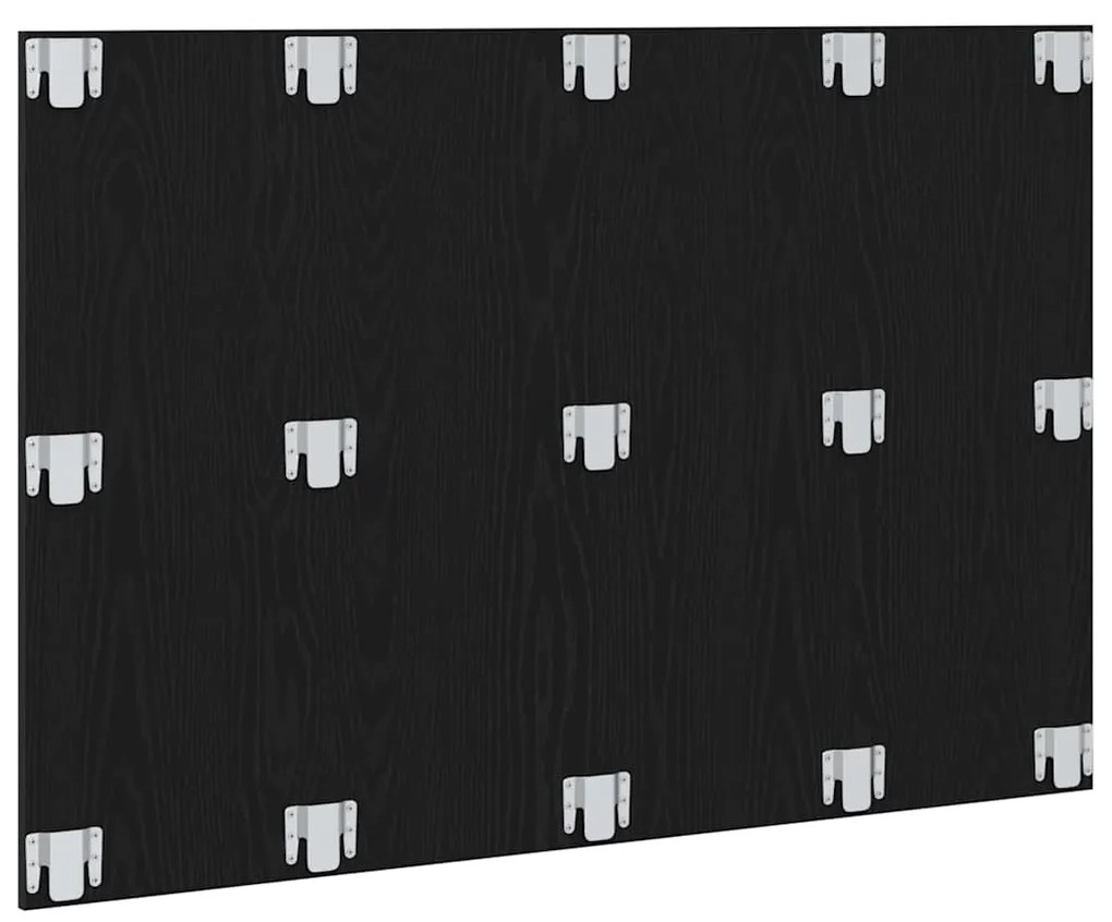vidaXL Κεφαλάρι Μαύρη δρυς 120 x 1,5 x 80 εκ. Επεξεργασμένο ξύλο