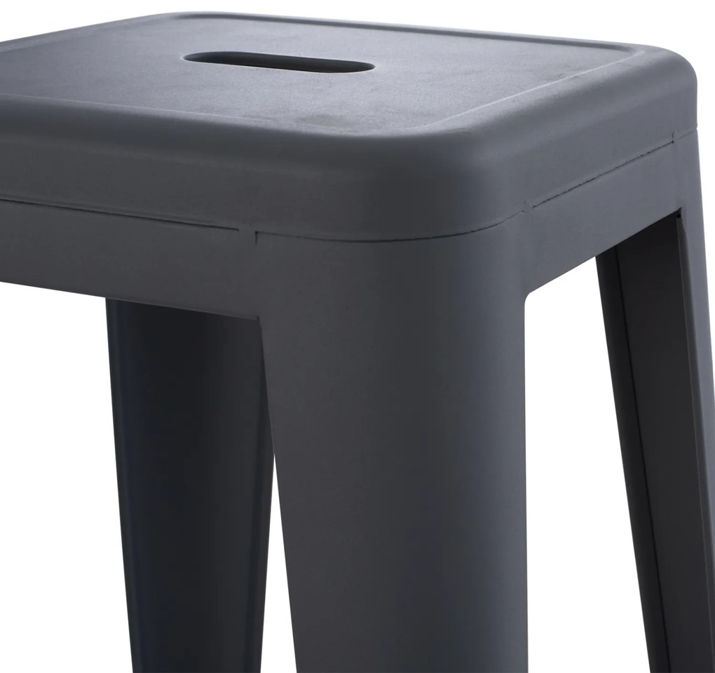 ΣΚΑΜΠΟ ΜΠΑΡ ΜΕΤΑΛΛΙΚΟ MELITA-PRO HM8642.50 ΣΕ ΓΚΡΙ 43x43x78Υεκ. (1 Τεμμάχια)