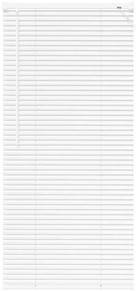 vidaXL Ρολό Παραθύρου με κουρτίνες Λευκό Αλουμίνιο