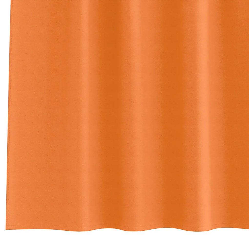 vidaXL Κουρτίνες 2 pcs Φωτεινό Πορτοκάλι 245 x 140 εκ. Πολυεστέρας