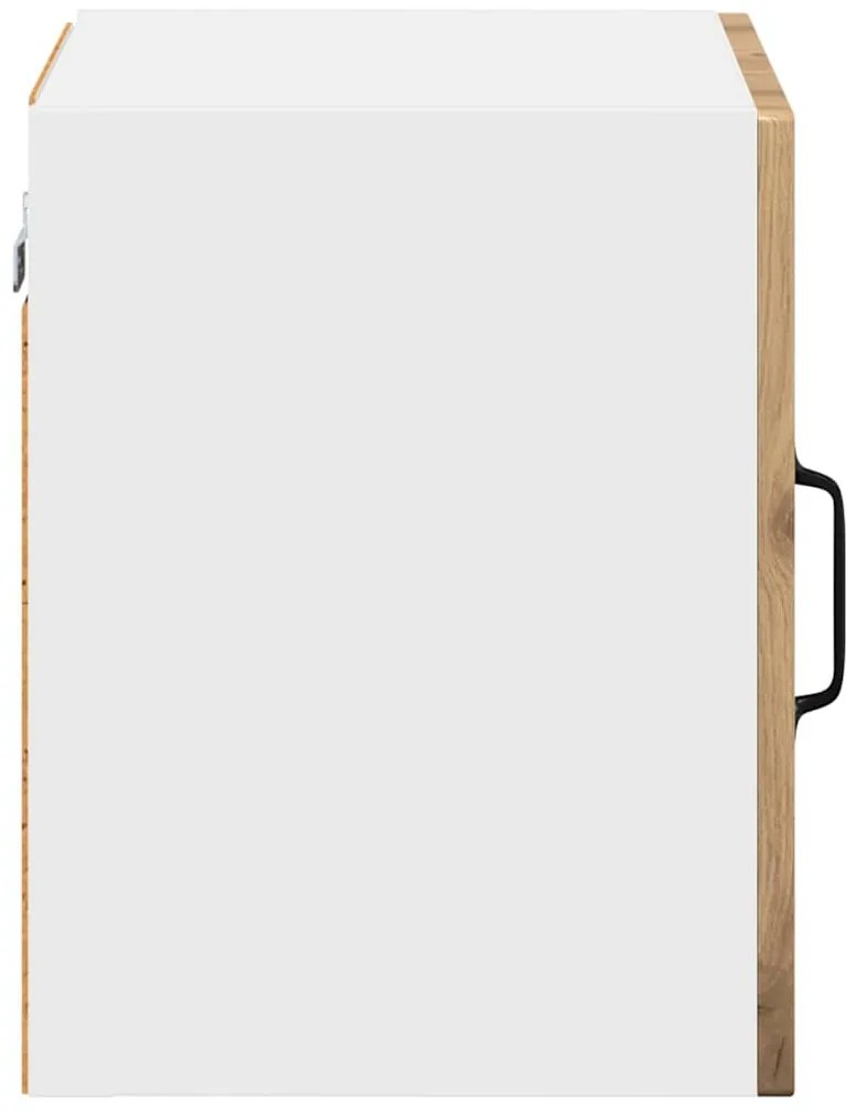 vidaXL Κρεμαστό ντουλάπι κουζίνας με ράφι Artisan Oak 40 x 31 x 40 εκ.