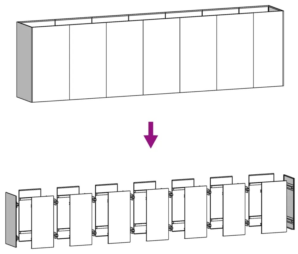 ΖΑΡΝΤΙΝΙΕΡΑ 280 X 40 X 80 ΕΚ. ΑΠΟ ΑΤΣΑΛΙ ΣΚΛΗΡΥΘΕΝ ΣΤΟΝ ΑΕΡΑ 824528