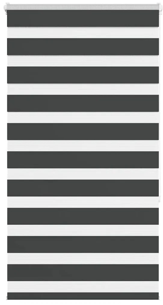 vidaXL Ζέβρα τυφλή Μαύρο Πλάτος υφάσματος 80,9 εκ. Πολυεστέρας