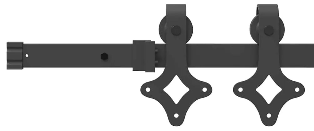 vidaXL Συρόμενη Πόρτα Φυσικό 83 x 232 εκ. Μασίφ ξύλο πεύκου και γυαλί