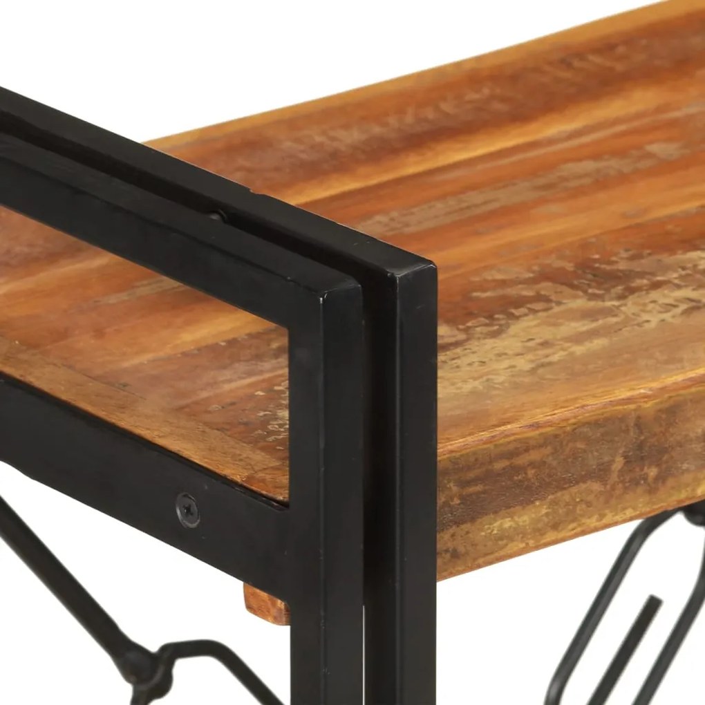 vidaXL Βιβλιοθήκη με 3 Επίπεδα 90x30x80 εκ. Μασίφ Ανακυκλωμένο Ξύλο