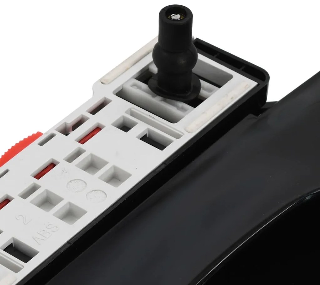 vidaXL Κάλυμμα Λεκάνης με Soft Close & Quick Release Μαύρο