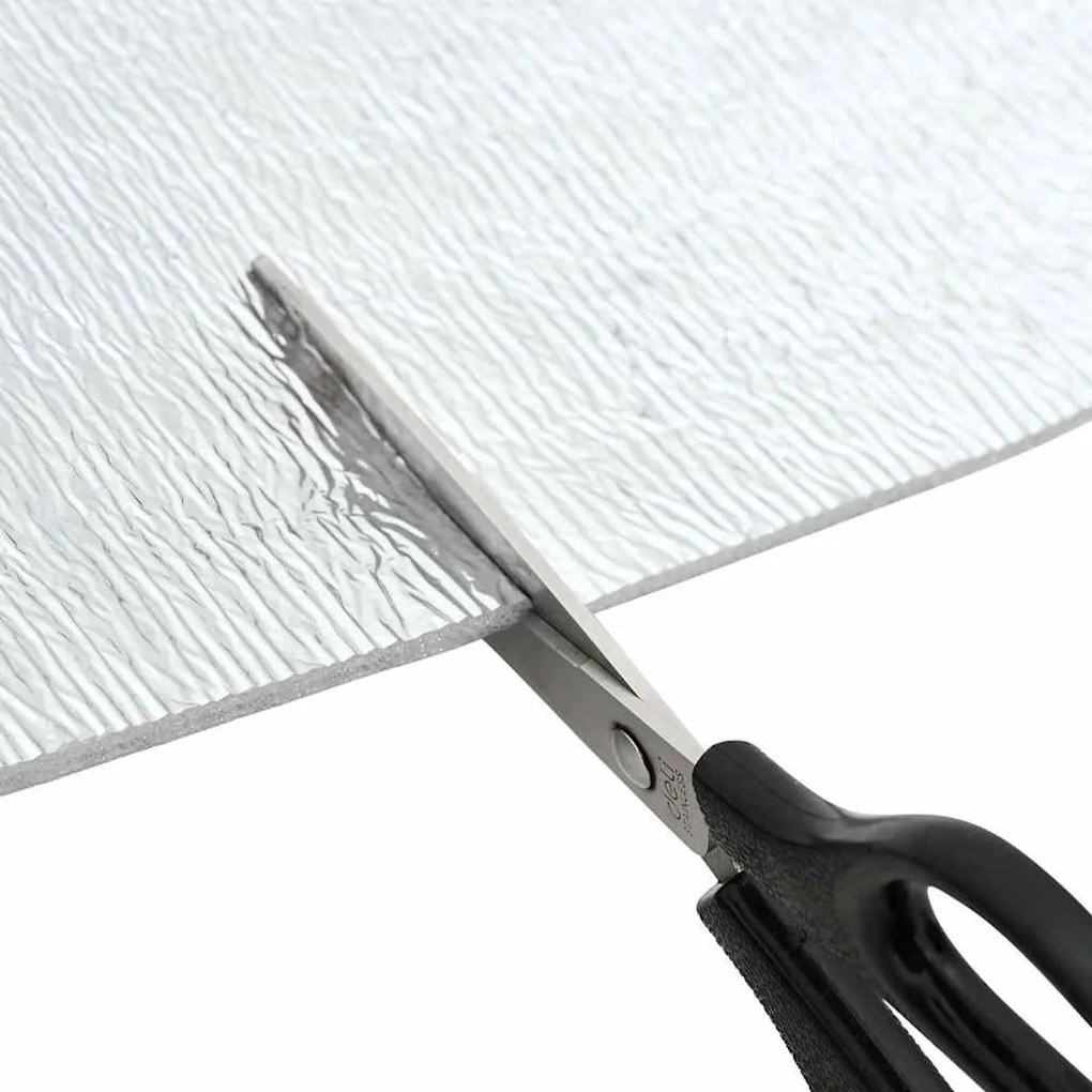 vidaXL Ανακλαστήρας θερμότητας καλοριφέρ Ασημί 25 x 1 m Πολυαιθυλένιο