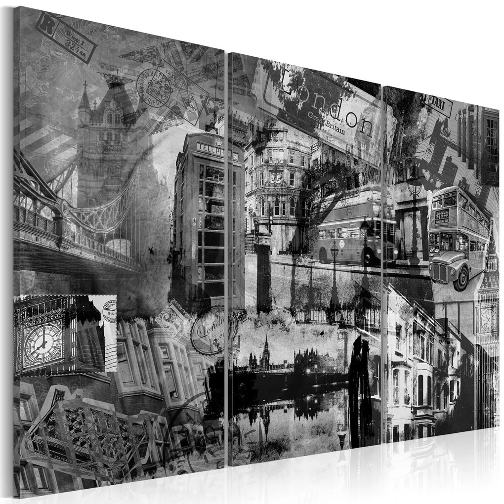 Πίνακας - The essence of London - triptych 90x60