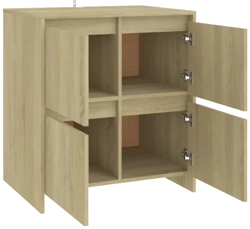 vidaXL Μπουφές Sonoma Δρυς 70x41x75 εκ. από Επεξεργασμένο Ξύλο