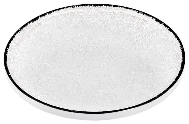 Πιάτο 22cm Ρηχό Vertical Moon Shade Λευκό - Oriana Ferelli®