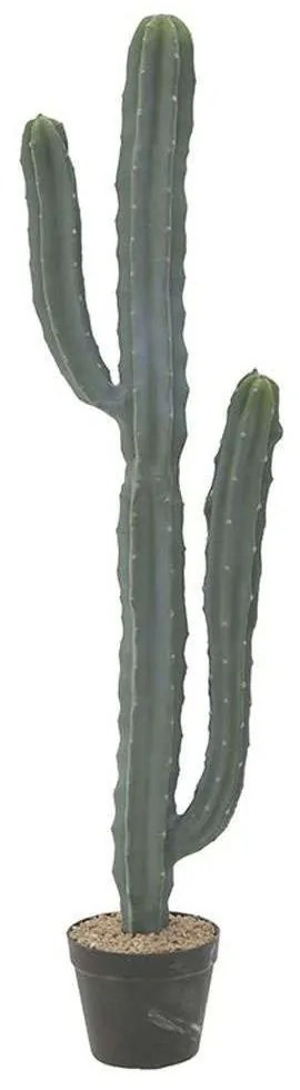 Διακοσμητικός Κάκτος Σε Γλάστρα 3-85-457-0026 Pl Green 24x16x105cm Inart Plastic
