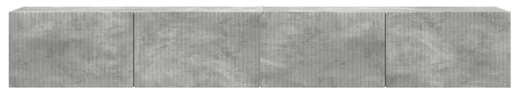 vidaXL Ντουλάπι Τηλεόρασης Τοίχου 2 pcs Σκυρόδεμα 60 x 31 x 29.5 εκ