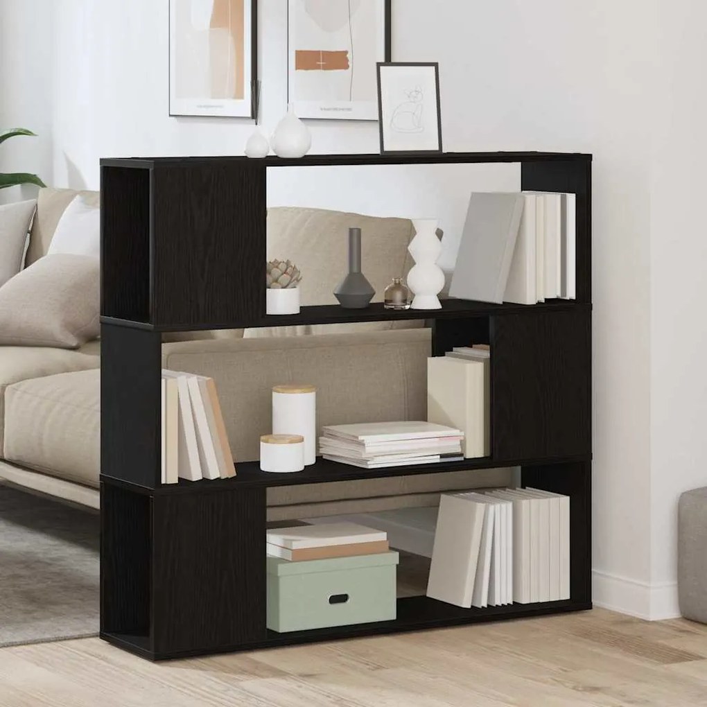 vidaXL Κέντρο ψυχαγωγίας Μαύρο 100 x 24 x 94 cm Επεξεργασμένο ξύλο