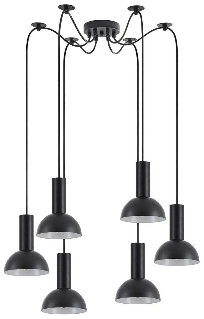 Φωτιστικό Οροφής Πολύφωτο Homelighting 77-8555 Black