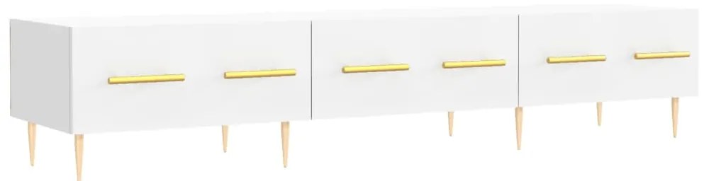 vidaXL Έπιπλο Τηλεόρασης Λευκό 150x36x30 εκ. από Επεξεργασμένο Ξύλο