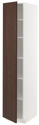 METOD ψηλό ντουλάπι με ράφια, 40x60x200 cm 394.565.36
