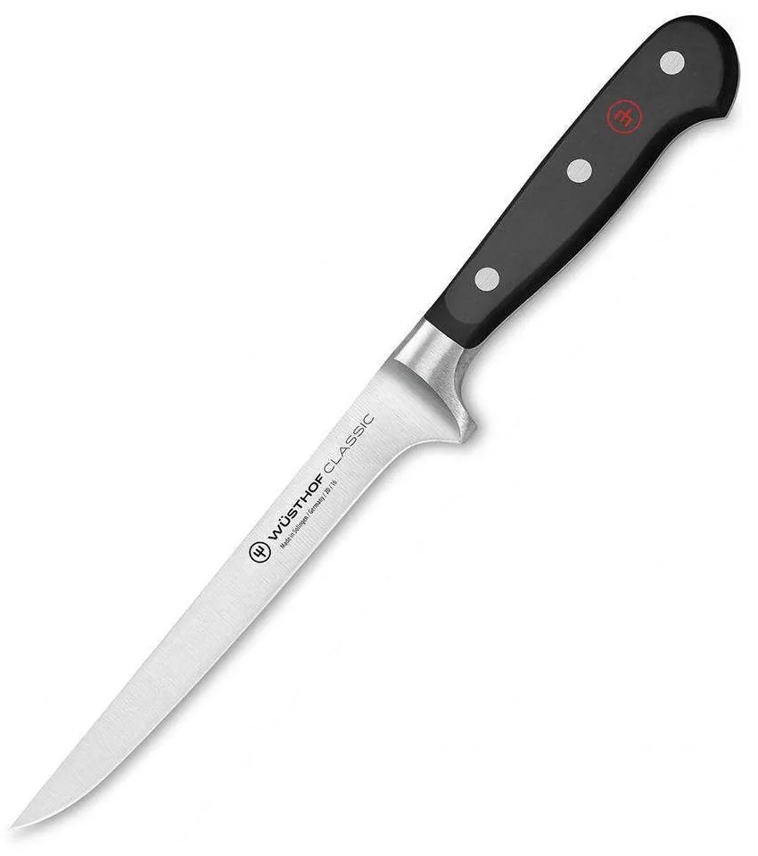 Μαχαίρι Ξεκοκαλίσματος Flexible Classic 1040101416 16cm Black Wusthof Stainless Steel