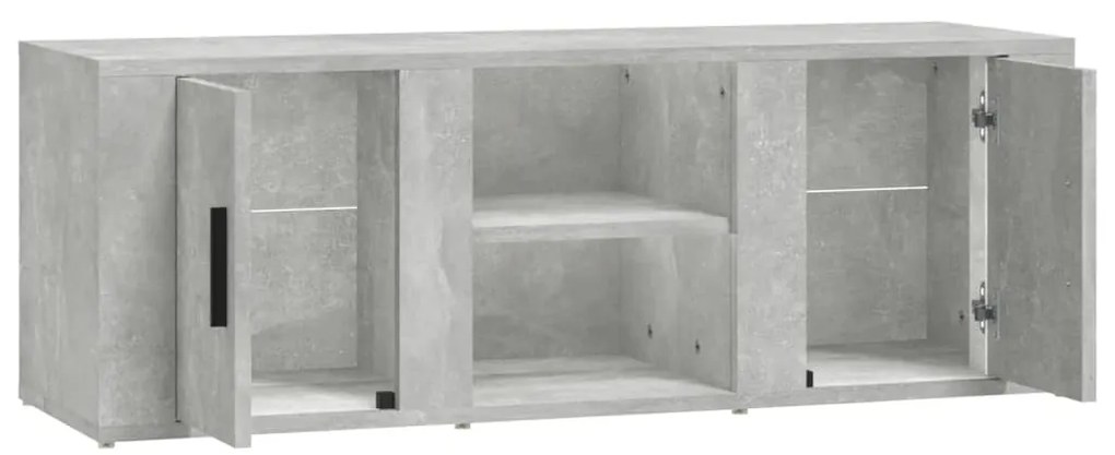 vidaXL Έπιπλο Τηλεόρασης Γκρι Σκυρ. 100x31,5x35 εκ. Επεξ. Ξύλο