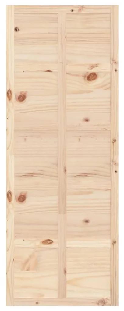 vidaXL Πόρτα Αχυρώνα 80 x 1,8 x 214 εκ. από Μασίφ Ξύλο Πεύκου