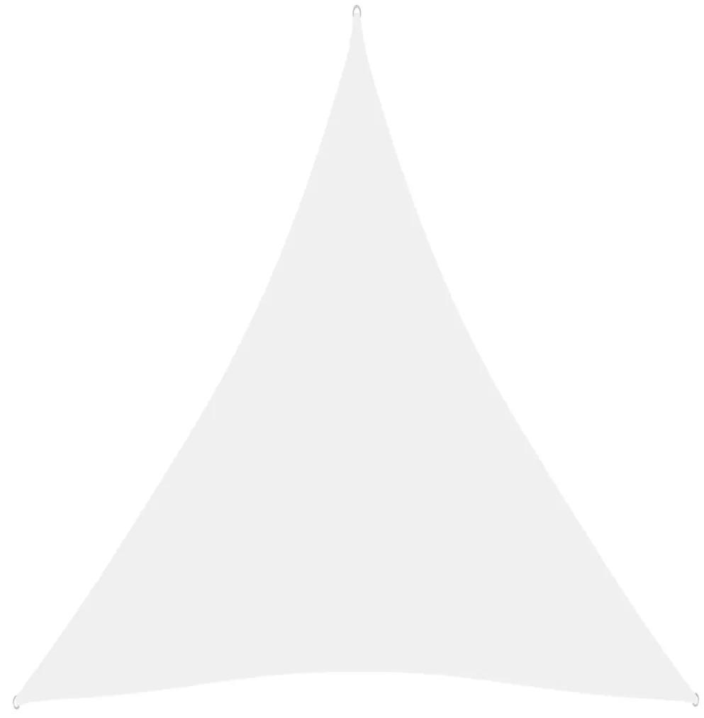 Πανί Σκίασης Τρίγωνο Λευκό 4 x 5 x 5 μ. από Ύφασμα Oxford - Λευκό