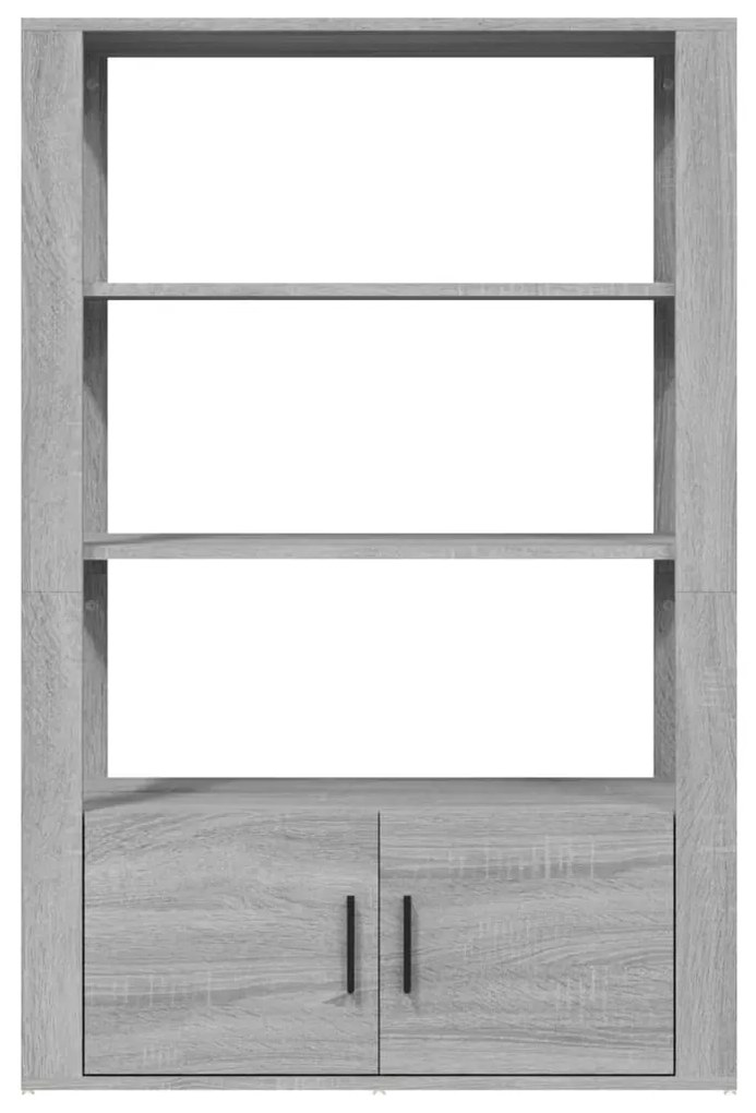 vidaXL Ντουλάπι Γκρι Sonoma 80x30x119,5 εκ. από Επεξεργασμένο Ξύλο