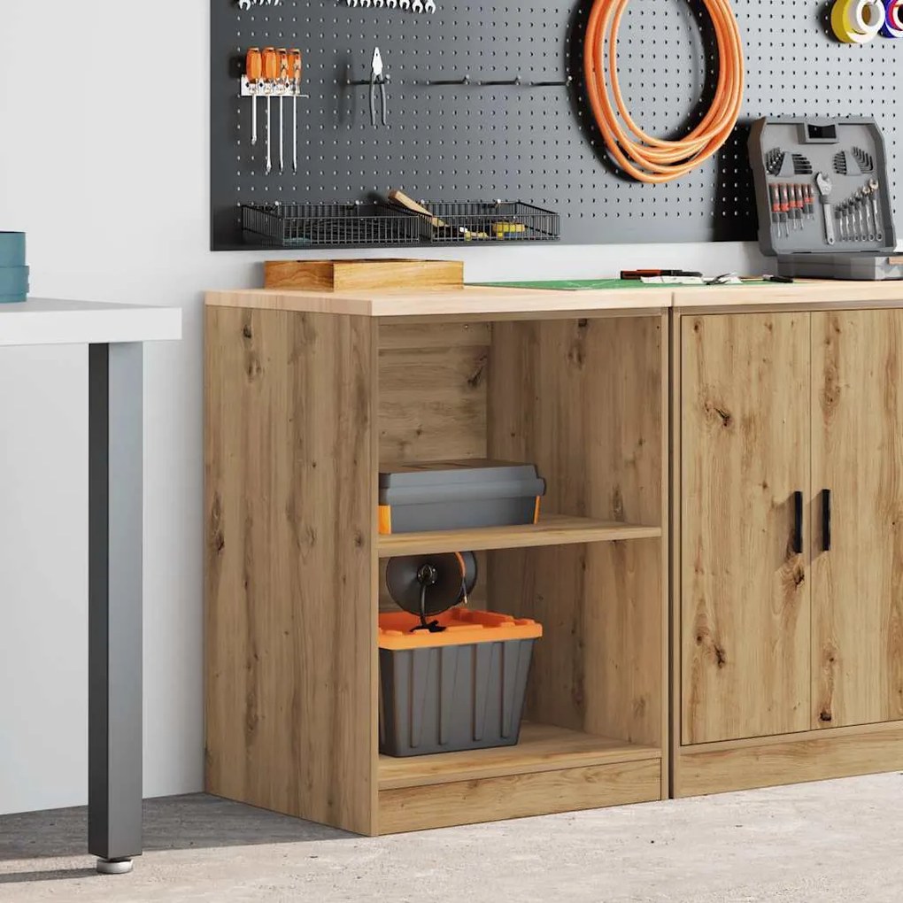 vidaXL ντουλάπι αποθήκευσης γκαράζ 60x51x85 εκ μασίφ ξύλο πεύκο