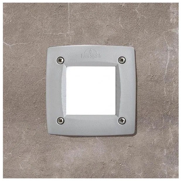 Απλίκα Φωτιστικό Τοίχου GX53 3W IP66 Γκρι Leti 145-26420 Eurolamp-145-26420-Γκρι 145-26420