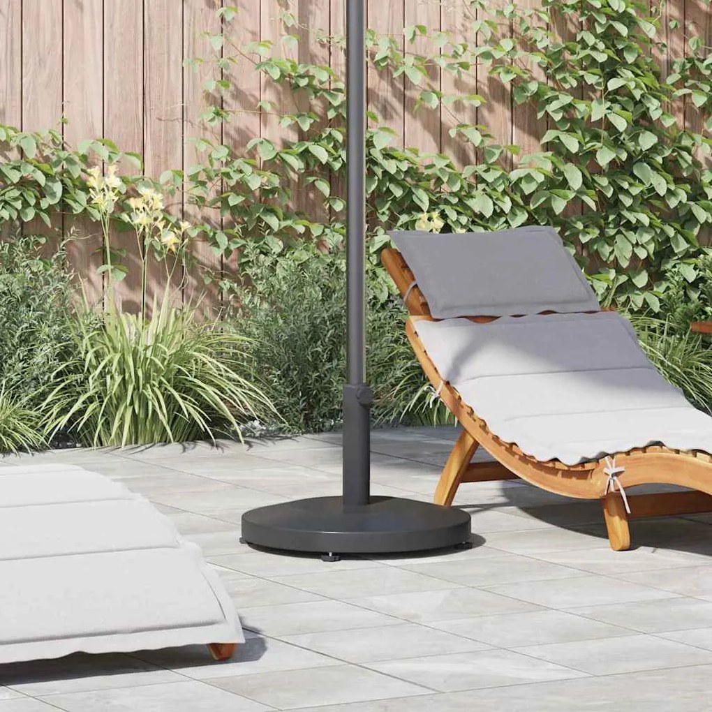 vidaXL Εξωτερική βάση ομπρέλας Σκούρο γκρι 48 x 48 x 32 εκ.